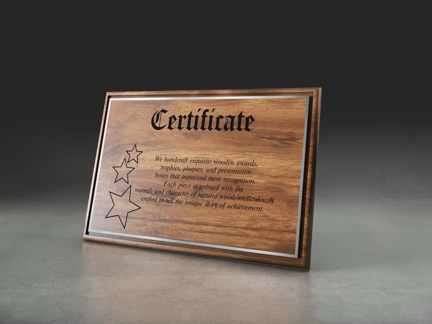 Ahşap Plaketler